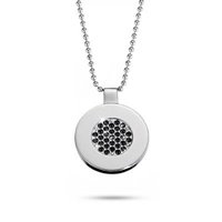 Pendant Morellato Man Black E White in Steel Cristallo SAB02 - SAB02